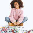 Banana Panda - Puzzle d'observation, Mon corps, 7 ans et +-La boîte pratique avec poignée de transport est idéale pour ranger et emporter le puzzle en déplacement