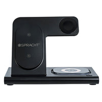 Spracht - Flex Charge 3 - Noir-Compatibilité : Samsung Galaxy S21 - S23, Apple Watch, Google Pixel 7 - 8, Apple Airpods, Apple iPhone 12-16