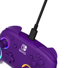 PDP - Manette sans fil Afterglow Wave pour Nintendo Switch – Violette-Ergonomique - Conception experte avec des poignées texturées et antidérapantes