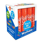 Kwik Stix - TPG60080-2 Bâtons de peinture à la tempera solide - paquet de couleur unique - orange - 12 par paquet - 2 paquets-Idéal pour les projets nécessitant le remplacement de certaines couleurs plus rapidement que d'autres.