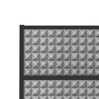 Luxor - Mur modulaire 70 x 70 - Mur Studio-La texture pyramidale ajoute une fonction acoustique et du style