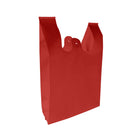Reliabag Réutilisables sacs pour t-shirts non tissés - 11 x 7 x 20 - Rouge - Paquet de 400-Réutilisabilité : les sacs pour t-shirts non tissés sont conçus pour être réutilisables