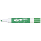 Expo Low Odour Dry Erase Markers - Chisel Tip - Green - 12 Pack-Vibrant ink makes it easier to read information from a distance