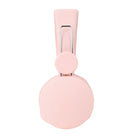 Basic Tech Écouteurs pliables sur l'oreille Bluetooth, pour enfants - Rose-Microphone intégré
