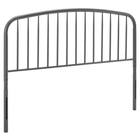 Modway - Nova Métal Tête de lit complète - Gris-Tête de lit complète en métal