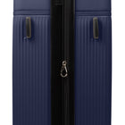 Bugatti - Valsie d'enregistrement rigide 30.50po de la collection Monaco - Navy-Roulettes doubles pivotantes à 360 degrés pour un roulement fluide et silencieux (8 roues)
