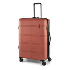 Swiss Mobility LAX 30, 5 po Valise grande rigide - Coral-Poignée télescopique avec hauteurs de verrouillage à plusieurs niveaux