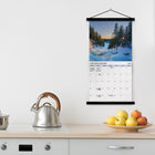 DateWorks - Calendrier Mural 16 Mois 2025 Ontario - 12 po x 12 po - Bilingue-12 po x 12 po
