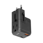 LOGiiX - World Traveler Lite II 20W PD Traveler Adaptateur - Noir-Adaptateur tout-en-un ultra-portable utilisable dans plus de 150 pays.