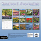 DateWorks - Calendrier Mural 16 Mois Le Bouquet de la Nature 2025 - 12 po x 12 po - Bilingue-Comprend des pages mensuelles de janvier à décembre 2025, ainsi que les 4 derniers mois de 2024.