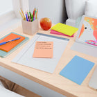 Staples - Blocs de feuillets ultra-autocollants lignés, 4 x 6 po, collection Golden Hour, paquet de 6-La dimension de 4 x 6 po est idéale pour les notes rapides les rappels.