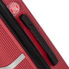 Air Canada - Bagage de cabine rigide Laurentian de 20 po - roulettes pivotantes à 360 degrés - rouge-La conception légère pèse 6,3 lb