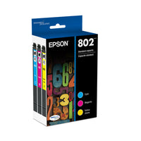 Epson - Cartouche d'encre Ultra 802 - Capacité standard - Cyan/Magenta/Jaune-Qualité photo supérieure à celle des photos de labo