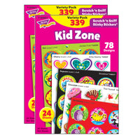 TREND - Pack de variétés d’autocollants puants zone enfant - 2 paquets de 339-Les autocollants Stinky préférés de tous depuis des décennies sont amusants à collectionner ou à utiliser pour motiver et récompenser.