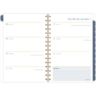 Cambridge - Agenda hebdomadaire/mensuel jardin de minuit 2026 - 8 1/2 po H x 5 1/2 po l - multicoloure - bilingue-Format des pages : 8 1/2 po H x 5 1/2 po l