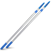 Gritt Commercial - Manche télescopique de 6 pi - Aluminium, ajustable - longueur de 3,5 à 6 pi - Lot de 2-Fonction polyvalente avec une longueur ajustable de 3,5 à 6 pi