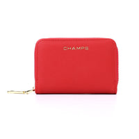 Champs - Portefeuille Palm de Iconic - Rouge-Porte-cartes avec protection RFID