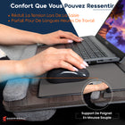 ShoppingAll - Bureau Portatif Avec Coussin – Convient Aux Ordinateurs Portables Jusqu’à 17 Pouces – Gris-6