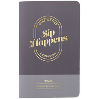 Mead - Moments Carnet de poche Vin - 3 1/2 po X 5 1/2 po - 48 pages-Chaque bouteille raconte une histoire. Notez les détails essentiels comme le type de vin, la couleur et la région — qu’il s’agisse d’un cabernet audacieux ou d’un rosé rafraîchissant, il y a de la place pour tout.