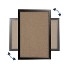 Quartet® - Tableau d'affichage Espresso, 24 po x 36 po-6