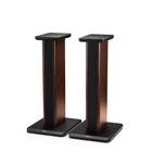 Edifier - SS02C d'enceintes pour haut-parleurs pour série S1000/S2000 - Brun foncé-Conception creuse à remplir de sable pour augmenter la stabilité et éliminer la résonance