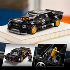 LEGO - Speed Champions La Ford Mustang Hoonicorn V1 1965 de Ken Block-Les détails comprennent des cheminées exposées sur le capot et des roues personnalisées