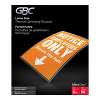 Acco - Pochette de plastification thermique UltraClearâ„¢, 3 mil, lettre, paq./50-1