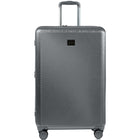 CHAMPS - Ensemble de bagages extensibles à 8 roues - 3 pièces - à parois rigides Collection Iconic II - Argent-Serrures TSA sur les 3 pièces