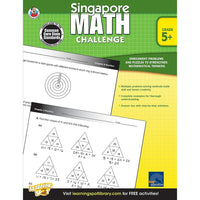Livre numérique : Frank Schaffer - Singapore Math Challenge, 704282-EB, 5e à 8e année-Vous recevrez deux courriels : le premier confirmant la totalité de votre commande et le second comportant un lien de téléchargement. Vous pourrez utiliser le lien de téléchargement immédiatement ou plus tard, comme vous le voulez.