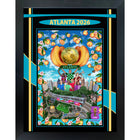 Atlanta 2026 FIFA World Cup - Photoglass encadre - 20" x 26"-Affiche officielle de ville hote FIFA Coupe du Monde 2026
