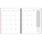 Cambridge - Agenda scolaire hebdomadaire/mensuel Alicia 2025-2026 - 11 po H x 8 1/2 po l - rose - bilingue-Couverture en poly durable