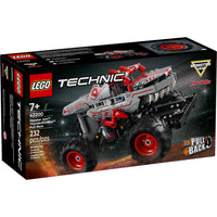 LEGO - Technic Monster Jam Thunderroarus Pull Back - 232 pièces-LEGO Technic Monster Jam ThunderROARus Pull-Back pour les enfants de 7 ans et plus