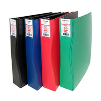 Duraply – Reliure commerciale en poly, bleu, anneaux en D de 3 po, 2/paquet-Couleur : Bleu