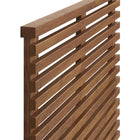 Modway - Render Fixation murale Tête de lit jumelée, Noyer-Construction durable en panneaux de particules