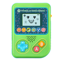 LeapFrog - V-Pocket, ma console éducative -Français-Rempli de mini-jeux et de musique, ce jeu vidéo portable initie les enfants aux chiffres, aux lettres, aux formes et à bien d'autres choses encore