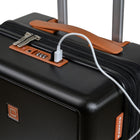 Champs - Vintage Muse Ensemble de Bagages 3 Pièces - NoirTan-Valise 20 po approuvée TSA
