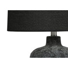 Monarch Specialties - Luminaire - 24 po H Lampe De Table - Céramique Noire - Abat-Jour Noir - Contemporain-Un assemblage mineur est nécessaire, les instructions illustrées sont incluses. conçue avec confiance avec des matériaux durables, cette lampe est soutenue par une garantie limitée de 2 ans contre les défauts du fabricant pour votre satisfaction