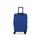 Swiss Mobility - Valise d'enregistrement à coque rigide 26.50po de la collection DXB  - Bleu-Support intégré pour AirTag afin de suivre votre bagage (AirTag non inclus)