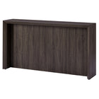 Hudson&Canal - Console Piedmont 56" de largeur - Brun aulne-Le plateau de table a une capacité de poids de 60 lb
