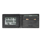 Roots - Portefeuille Slim Fold de pour hommes avec carte d'identité amovible - Noir-1 portefeuille avec séparateur