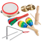 Melissa & Doug - Band-in-a-Box ! Clap ! Clang ! Tap ! - Ensemble d’instruments de musique de 10 pièces-8