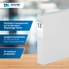 Davis Group Super économie, Reliure à anneaux ronds 1.5 po, paquet de 6 – Blanc-Anneau Rond, Non-Verrouillage