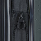 Swiss Mobility - LHR Ensemble de Valise 3 Morceaux à Coque Rigide - Vert Cendré-Détails assortis : garniture de la roue et de la poignée latérale