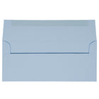 JAM Paper Enveloppes livret pour invitations avec fermeture gommée, 4 1/8 x 9 1/2 po, bleu poudre, 100/pqt-Taille : Nº 10 (4 1/8 x 9 1/2 po)