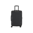 Swiss Mobility SFO 24 po Valise moyenne rigide - Noir-Doublure intérieure avec panneau de séparation, poche en filet et sangle de serrage