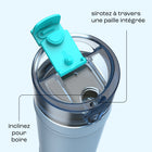 Bubba - Bouteille d’eau DualSip, acier inoxydable isotherme, 710 ml (24 oz)-Acier inoxydable isotherme sous vide : les boissons restent froides pendant des heures