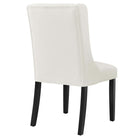 Modway - Baronet Performance Velvet Chaises de salle à manger Ensemble de 2 - Blanc-Assemblée requise