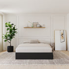 Nexera - Lit double Avenue 3 tiroirs, Noir-Meubles conçus et produits au Canada à partir de panneaux de particules et de MDF certifiés CARB II/FSC.  Item expédié en 24-48 heures après réception de la commande.  Assemblage requis