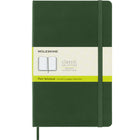 Moleskine - Carnet classique, grand format, uni, vert myrte, couverture rigide (5 x 8,25)-Carnet Classic couverture rigide colorée 
