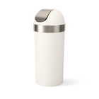 Umbra - Poubelle Umbra Venti-Un design simple et epure : la poubelle venti à couvercle basculant abrite vos déchets discrètement. sa bague intégrée maintient le sac bien en place tout en cachant les rebords du sac, pour un look toujours propre et moderne